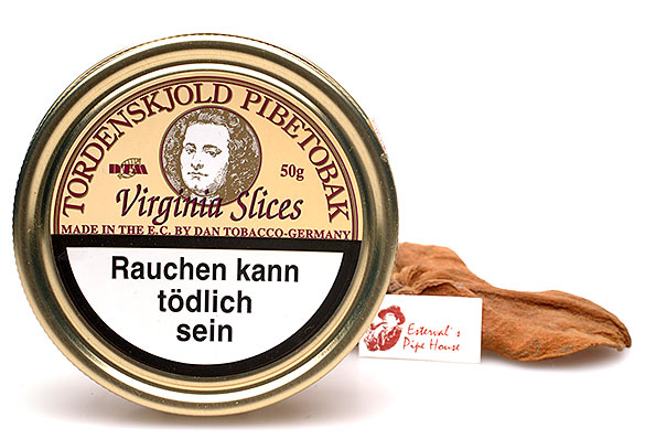 Tordenskjold Virginia Slices Pipe tobacco 50g Tin Tordenskjold Virginia Slices Pipe tobacco 50g Tin